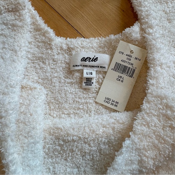 AERIE MARSHMALLOW Cropped Tank Top - Picture 8 of 10